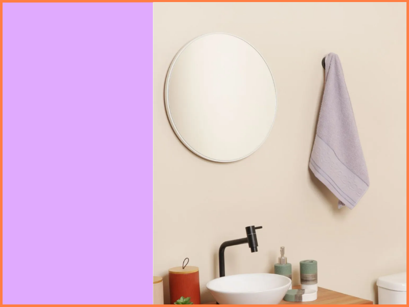 decoração com cor lilás