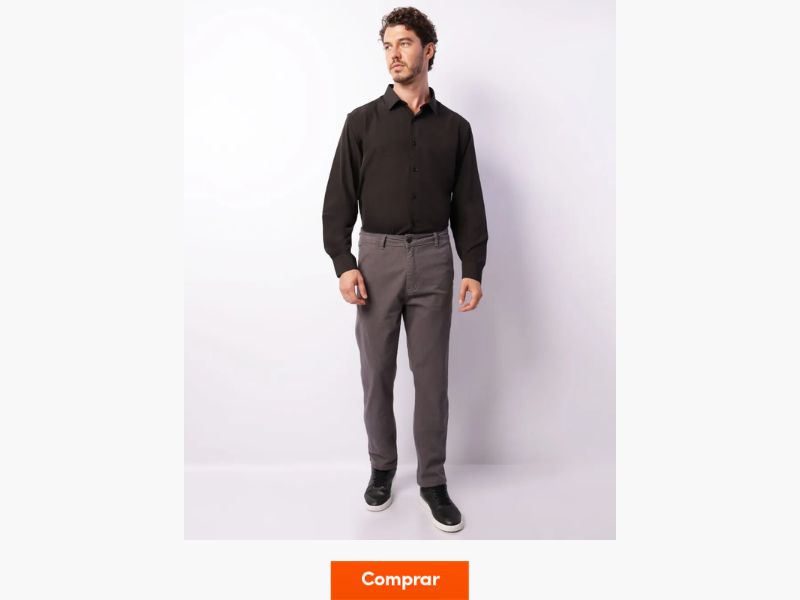 look masculino jantar romântico