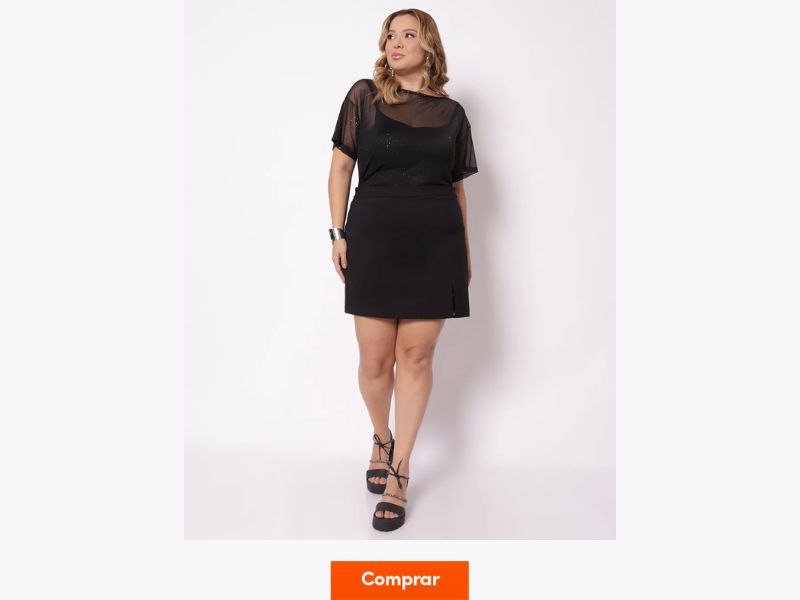 look plus size para date barzinho