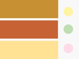 combinação tons terrosos com cores claras