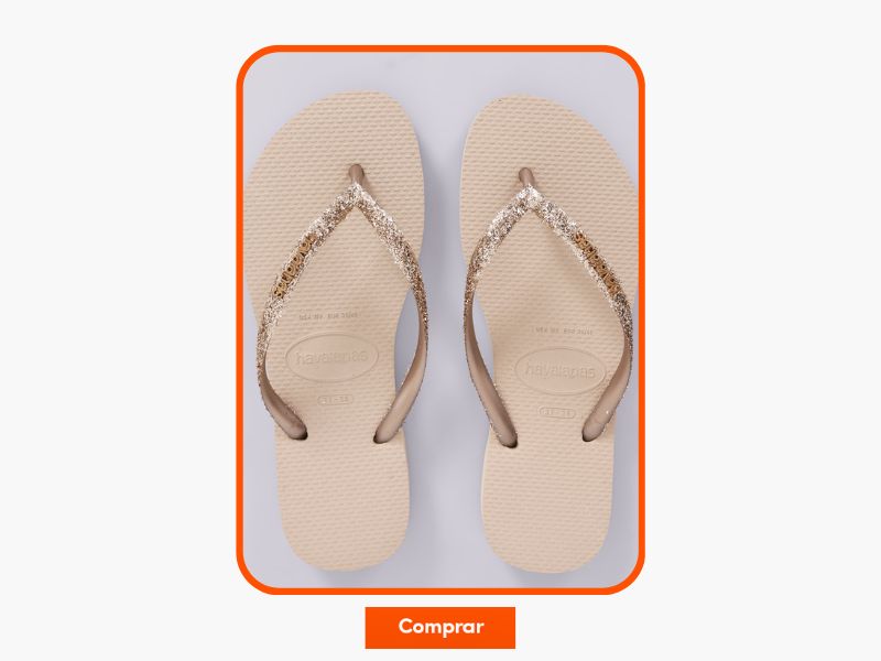 chinelo Havaianas Glitter comprar