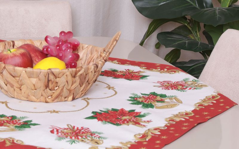 mesa para decorara a casa no natal