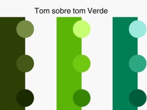 Tom sobre tom verde