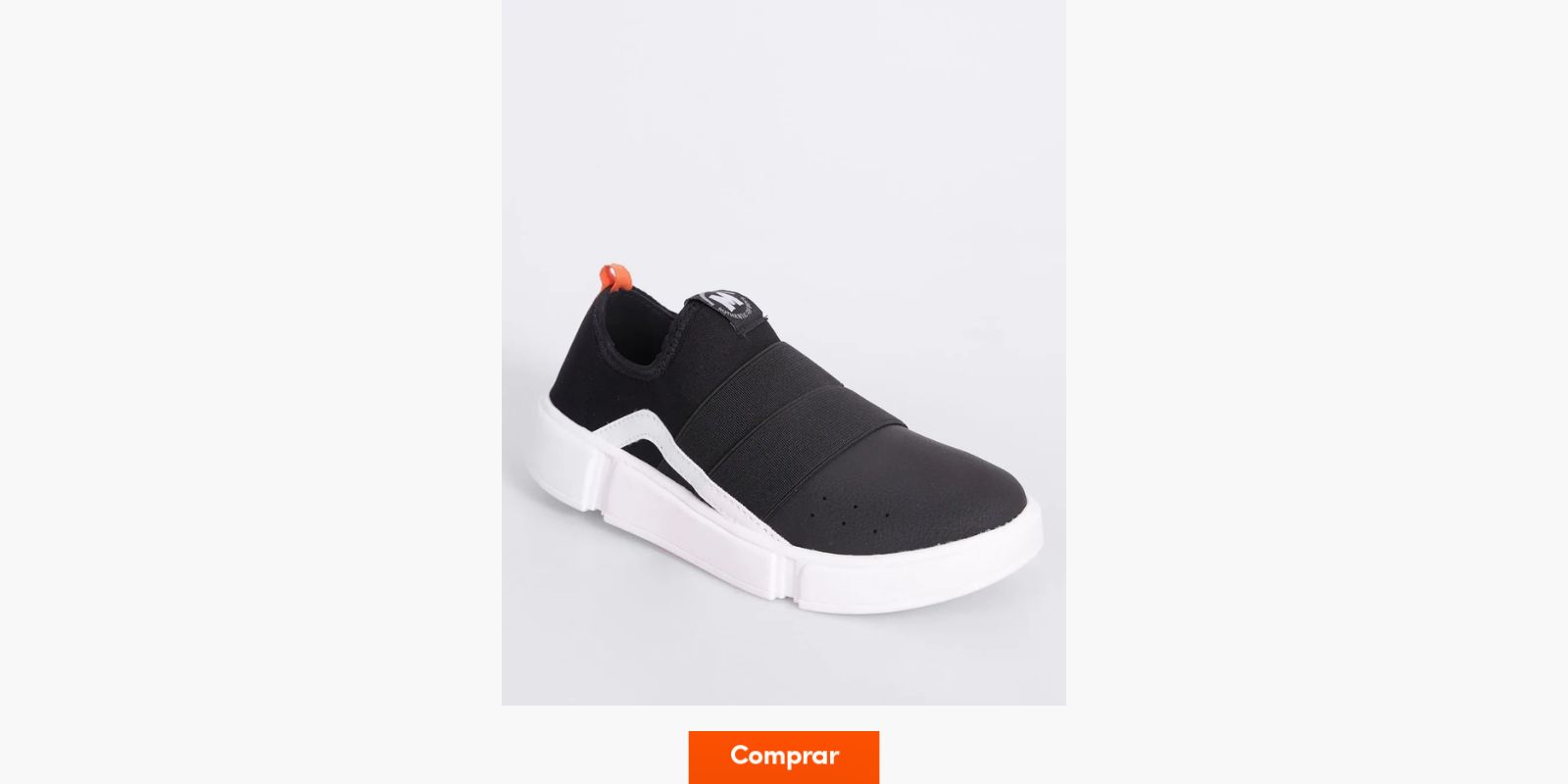 tênis infantil menino preto com elástico
