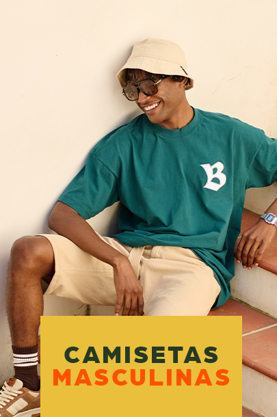 camiseta masculina para o verão