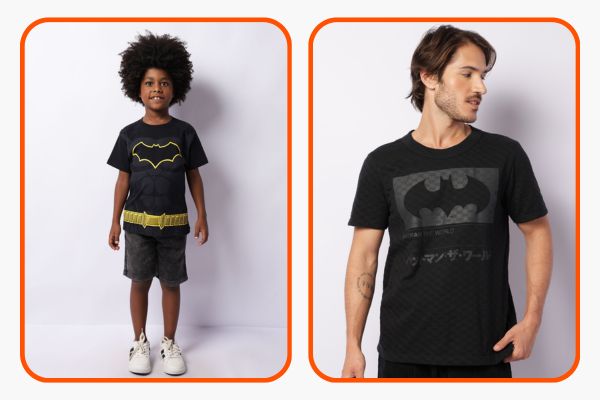 camiseta oficial do batman