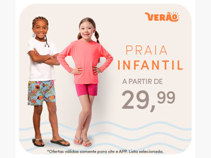 moda praia infantil