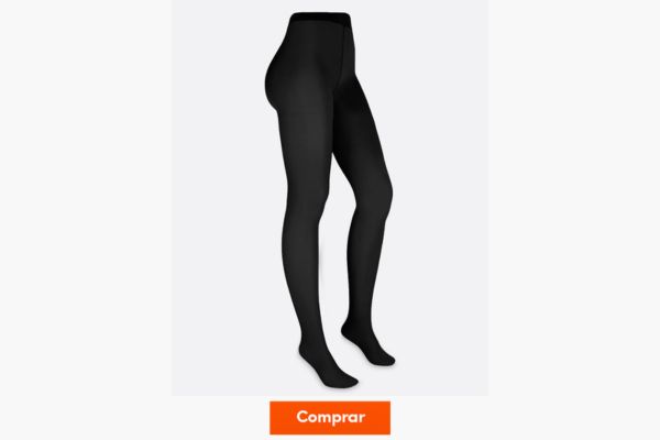 meia-calça preta Trifil