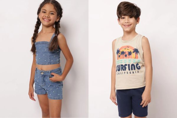 roupa de verão infantil