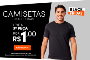 camiseta na promoção