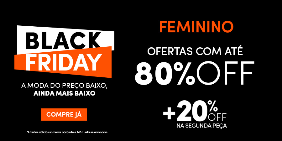 roupa feminina na black friday