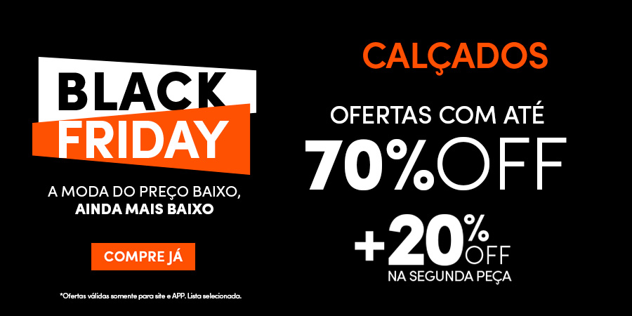 sapato na black friday