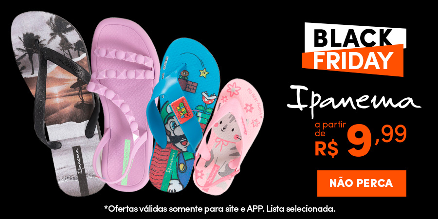 chinelo na promoção