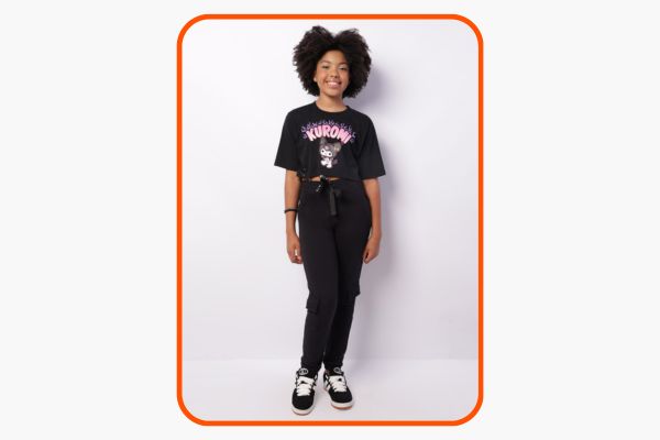 camiseta kuromi oficial