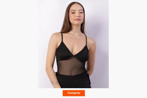blusa de tule para o carnaval