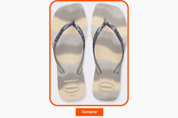 chinelo chique Havaianas