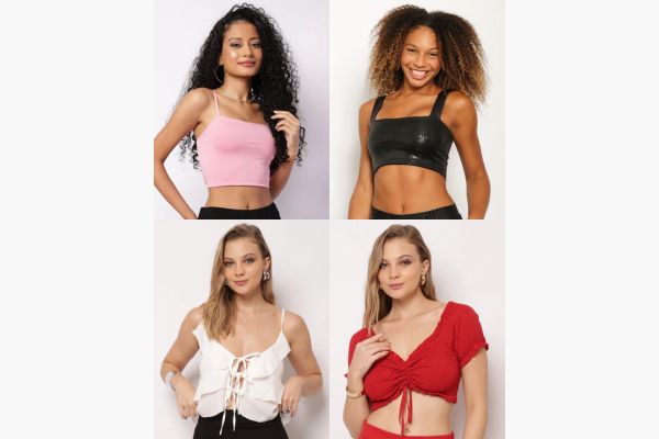 croppeds para o carnaval