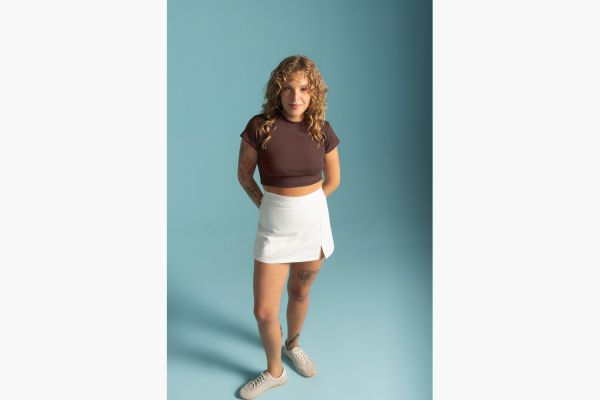 blusa baby look