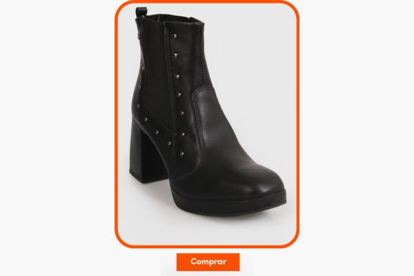bota chelsea com salto