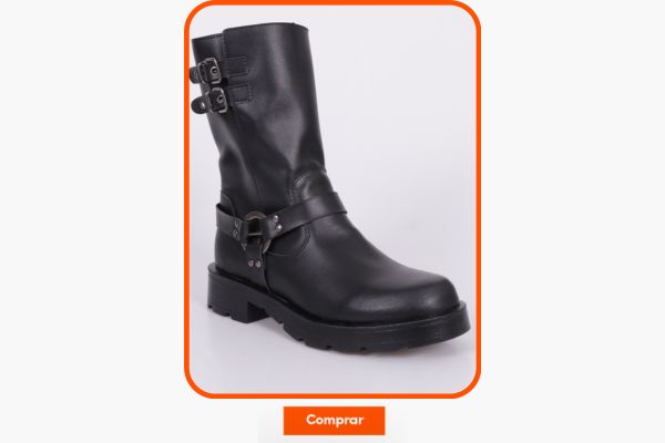 bota feminina biker