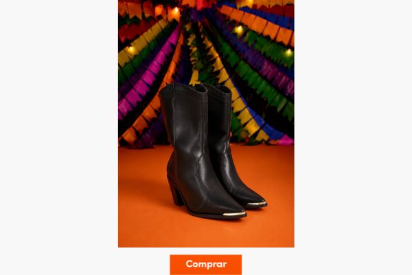 bota para look são joão plus size