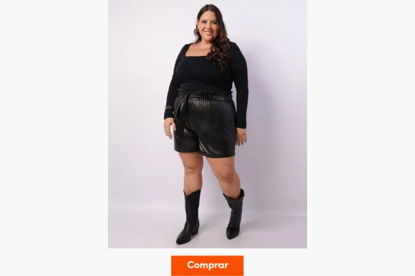 look são joão plus size com PU