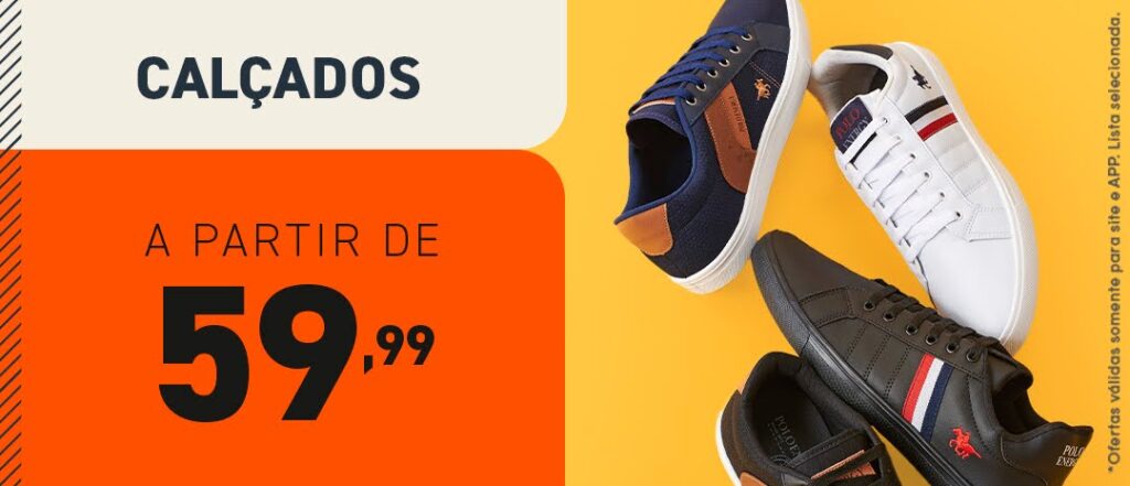 calçado masculina em ofertas