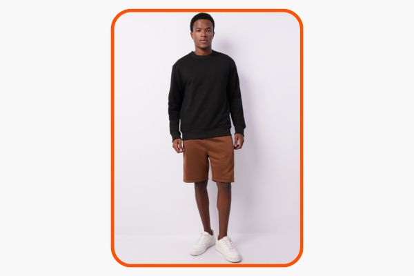 suéter masculino com bermuda