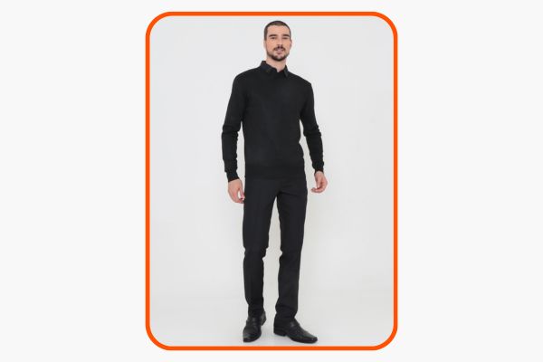suéter masculino com calça social