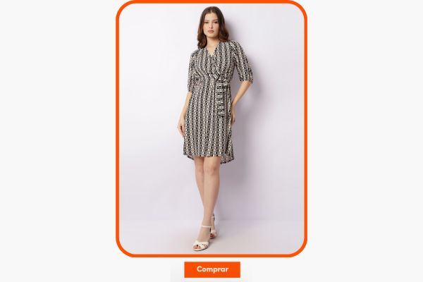 vestido feminino envelope