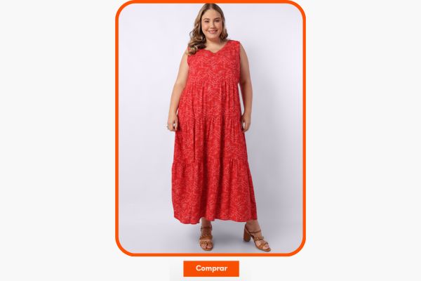vestido plus size três marias