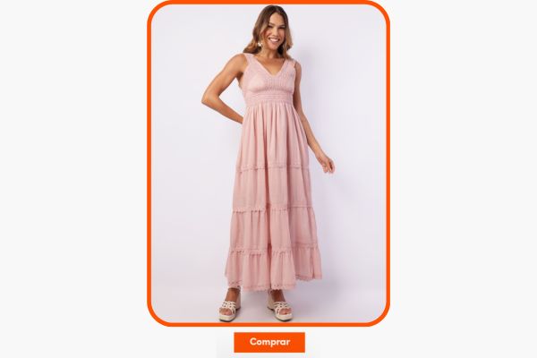 vestido tres marias romântico