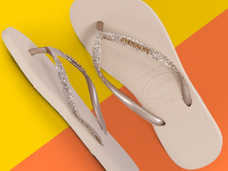 Havaianas modelo Glitter