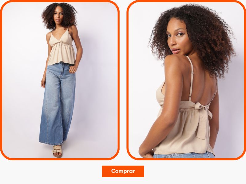 blusa de alcinha para o verão