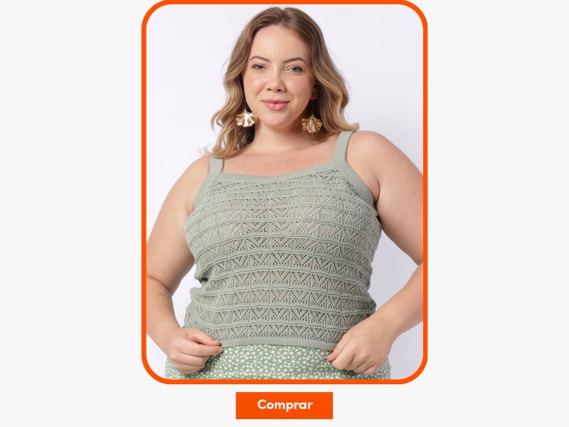 blusa de tricô plus size feminina