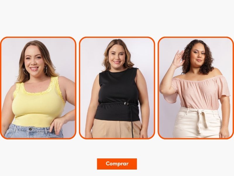 blusa feminina plus size