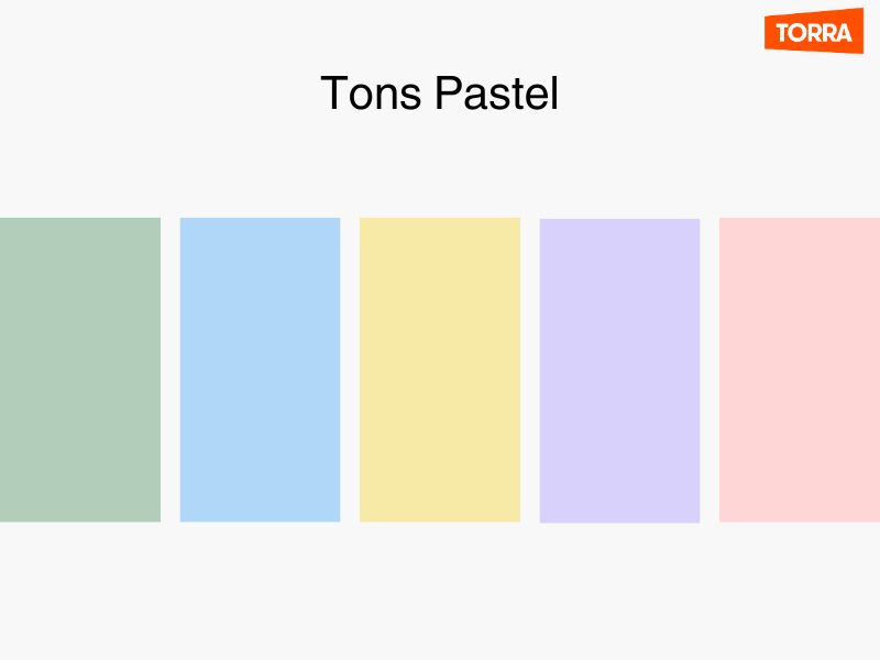 Paleta tons pastel