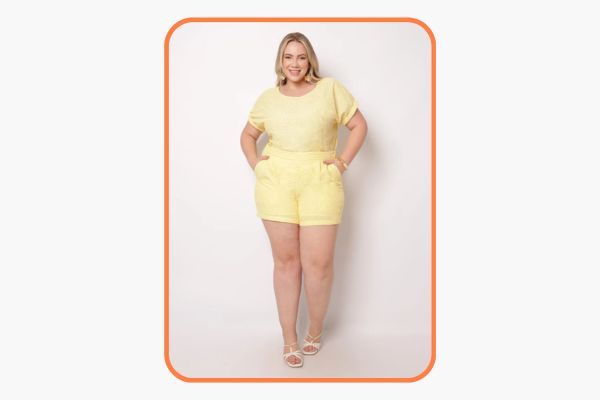 Tendência roupa tom amarelo pastel