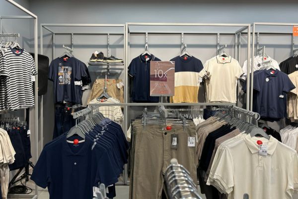 roupa masculina na loja de roupa do calçadão de Presidente Prudente