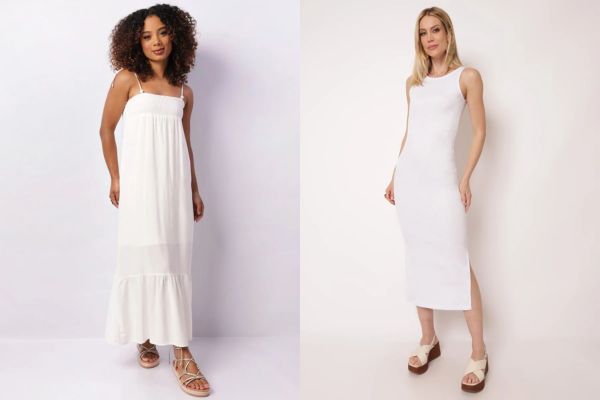 vestido midi para look de ano novo