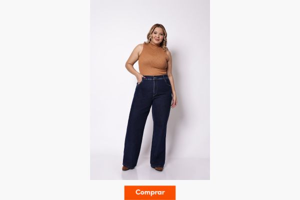 Calça plus size da Sawary