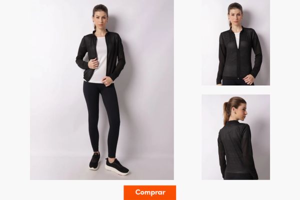jaqueta fitness para mães