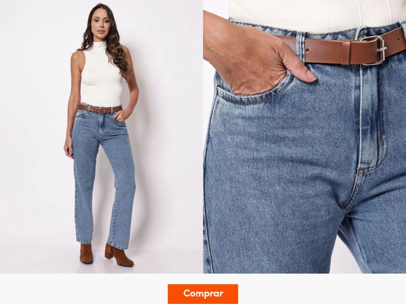 calça jeans Biotipo feminina