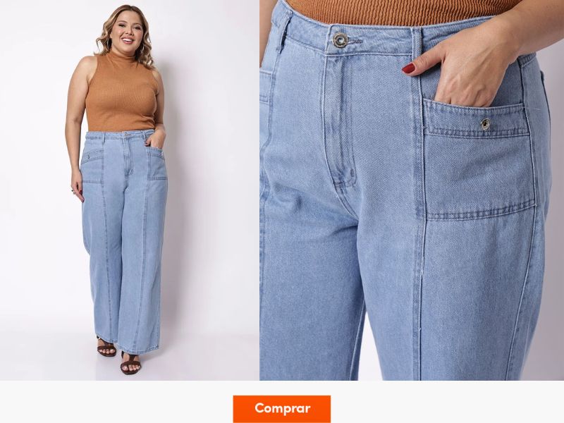 calça jeans Biotipo plus szie