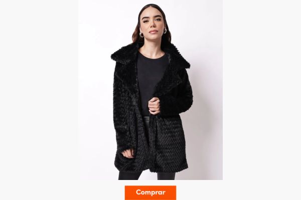 casaco de sherpa com pelinhos