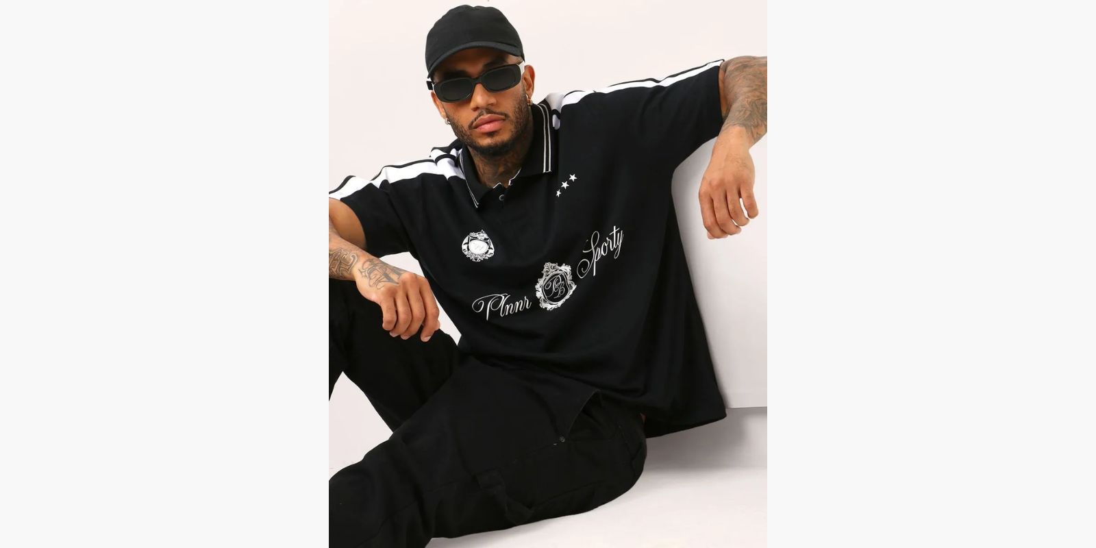 look all black com estilo