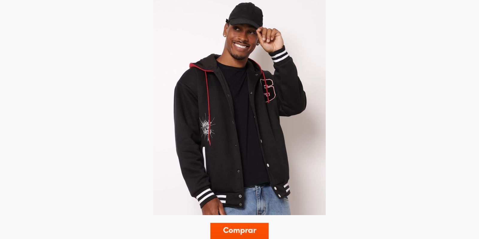 jaqueta bomber moletom masculina