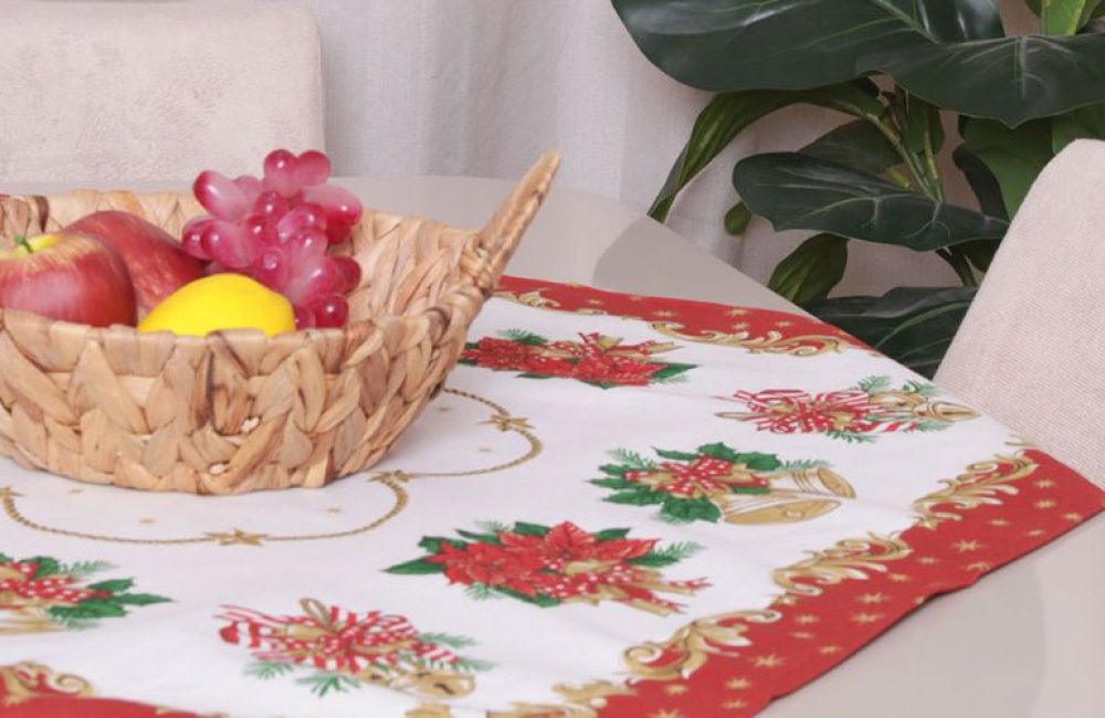 mesa para decorara a casa no natal