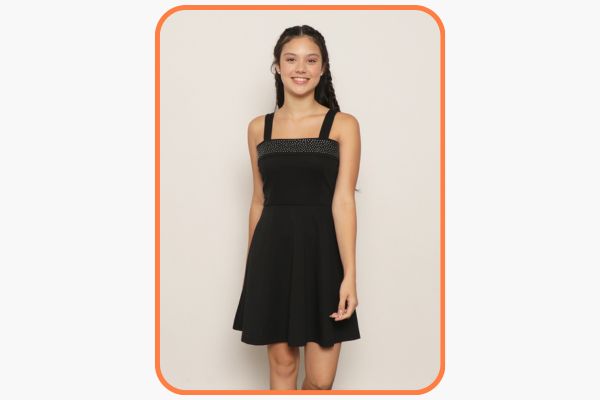 vestido juvenil rodado