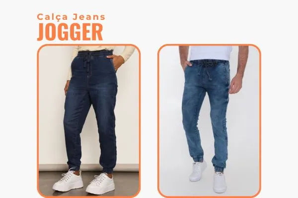 calça jeans jogger